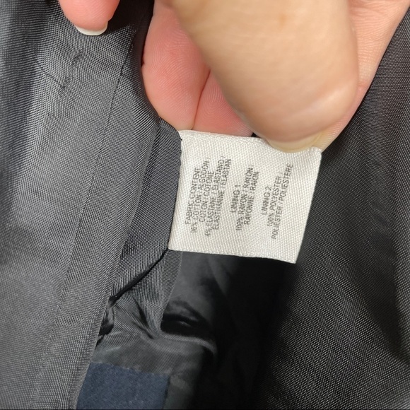 Derek Lam 10 Crosby Double Breasted Stretch Cotton Twill Jacket in Navy 6 - Picture 9 of 12